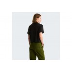 The North Face Evolution Simple Dome Γυναικείο Κοντομάνικο Cropped T-Shirt Μαύρο
