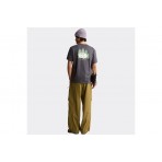 The North Face Van Life Relaxed Graphic Ανδρικό Κοντομάνικο T-Shirt Γκρι Σκούρο, Μπεζ, Λαδί