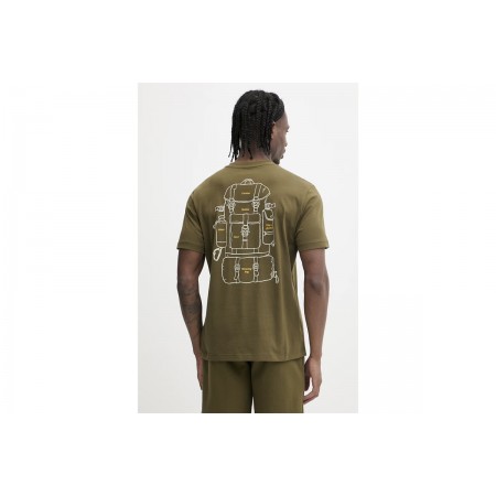 Napapijri Flint Ανδρικό Κοντομάνικο T-Shirt Χακί