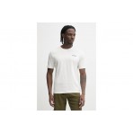 Napapijri Flint Ανδρικό Κοντομάνικο T-Shirt Εκρού