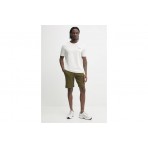 Napapijri Flint Ανδρικό Κοντομάνικο T-Shirt Εκρού