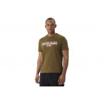 Napapijri Aylmer Ανδρικό Κοντομάνικο T-Shirt Χακί