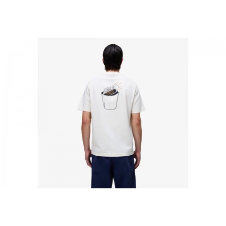 Napapijri Sol Ανδρικό Κοντομάνικο T-Shirt Εκρού