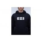 Napapijri B-Box Logo Ανδρικό Φούτερ με Κουκούλα Μαύρο