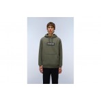 Napapijri B-Box Logo Ανδρικό Φούτερ με Κουκούλα Χακί