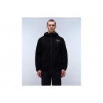 Napapijri T-Tynik Ανδρική Ζακέτα Fleece με Κουκούλα Μαύρη