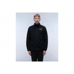 Napapijri T-Tynik Ανδρική Fleece Ζακέτα με Ψηλό Λαιμό Μαύρη