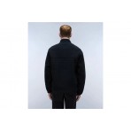 Napapijri T-Tynik Ανδρική Fleece Ζακέτα με Ψηλό Λαιμό Μαύρη