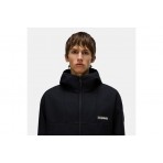 Napapijri A-Biois Ανδρικό Αντιανεμικό Μπουφάν με Κουκούλα Μαύρο