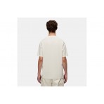 Napapijri Ανδρικό Κοντομάνικο T-Shirt Εκρού