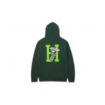 Huf Hardware P-O Hoodie Ανδρικό (PF00523 FOREST GREEN)