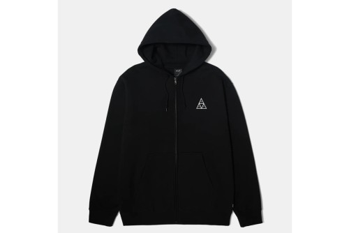 Huf Set Tt F-Z Ζακέτα Βαμβακερή Ανδρική (PF00697 BLACK)