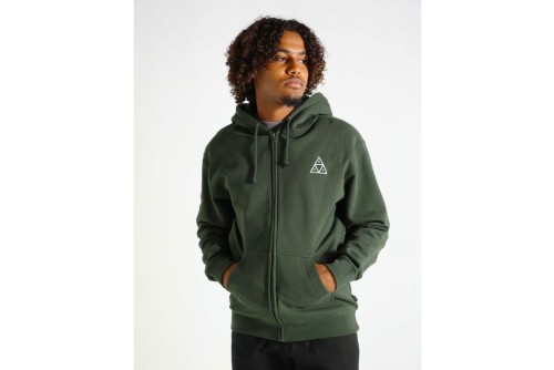 Huf Set Tt F-Z  Ζακέτα Βαμβακερή Ανδρική (PF00697 HUNTER GREEN)