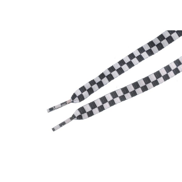 Mr.lacy Printies Κορδόνια (PRINTIES B-W CHECKERED)