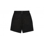 Huf Classic H Double Knee Ανδρική Βερμούδα Μαύρη