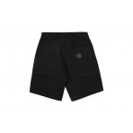 Huf Classic H Double Knee Ανδρική Βερμούδα Μαύρη