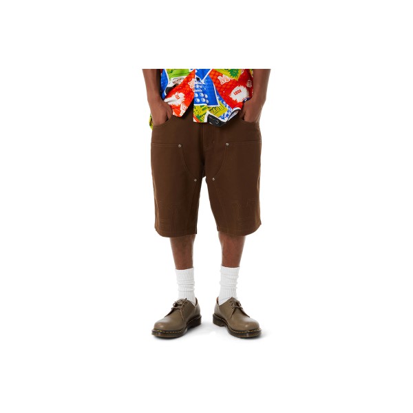 Huf Classic H Double Knee Βερμούδα Casual Ανδρική (PT00342 BROWN)