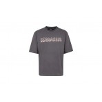 Dsquared2 Best Fade Cartoon Logo Ανδρικό Κοντομάνικο T-Shirt Γκρι Σκούρο