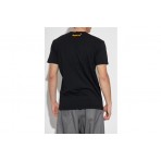 Dsquared2 Ανδρικό Κοντομάνικο T-Shirt Μαύρο, Μουσταρδί