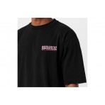 Dsquared2 Fashion Show Ανδρικό Κοντομάνικο T-Shirt Μαύρο, Ροζ, Φούξια