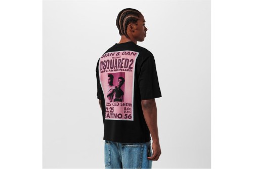 Dsquared2 Loose Fit Fashion Show T-Shirt Ανδρικό (S71GD1609 D20020 900)