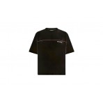 Dsquared2 Loose Fit Ανδρικό Κοντομάνικο T-Shirt Μαύρο