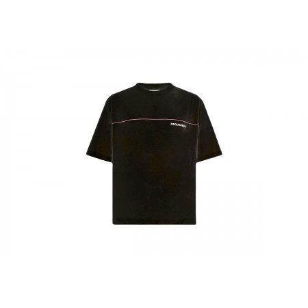 Dsquared2 Loose Fit Ανδρικό Κοντομάνικο T-Shirt Μαύρο