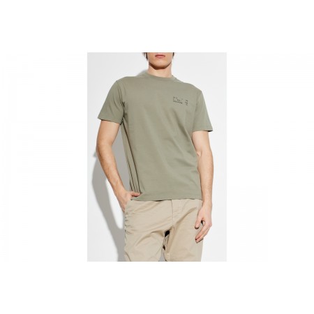 Dsquared2 Cool Fit Ανδρικό Κοντομάνικο T-Shirt Χακί