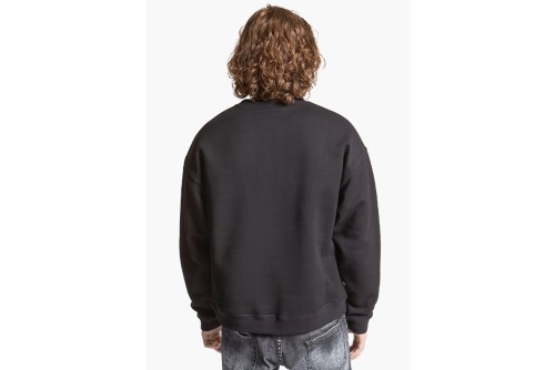 Dsquared2 Brushed Fleece Relax Fit Μπλούζα Με Λαιμόκοψη Ανδρική (S71GU0690 S25516 900)