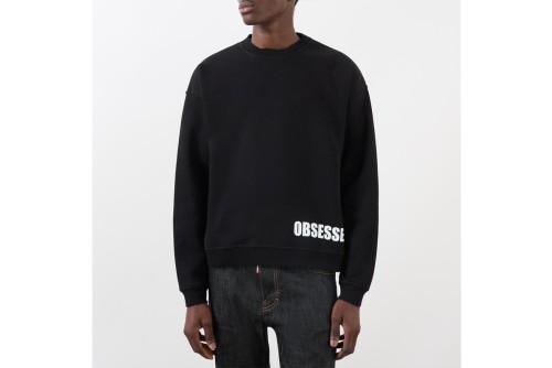 Dsquared2 Obsessed2 Relax Fit Μπλούζα Με Λαιμόκοψη Ανδρική (S71GU0755 S25516 900)