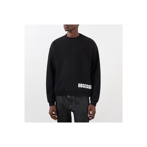 Dsquared2 Obsessed2 Relax Fit Μπλούζα Με Λαιμόκοψη Ανδρική (S71GU0755 S25516 900)