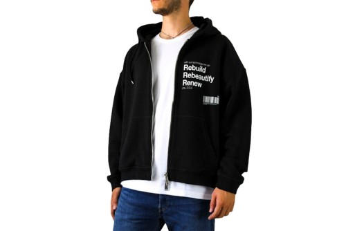 Dsquared2 Relax Fit Zipped Ζακέτα Βαμβακερή Ανδρική (S71HG0142S25516 900)