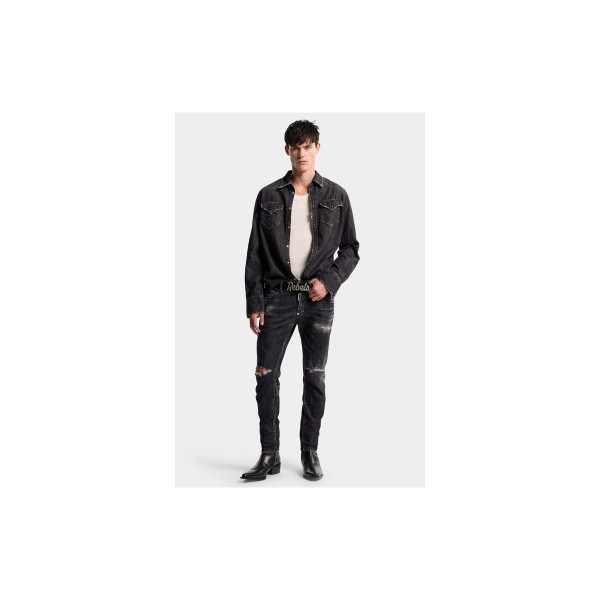 Dsquared2 Wash Skater Παντελόνι Τζιν Ανδρικό (S71LB1756 S30357 900)