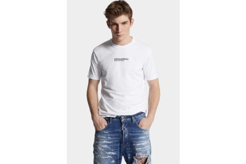 Dsquared2 Mini Logo Cool T-Shirt Ανδρικό (S74GD0946 D20020 100)