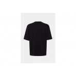 Dsquared2 Loose Fit Faded Logo Ανδρικό Κοντομάνικο T-Shirt Μαύρο
