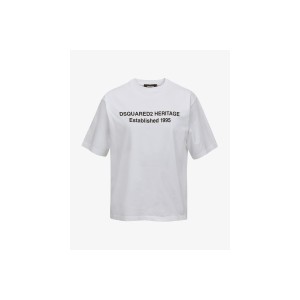 Dsquared2 Loose Fit Heritage T-Shirt Ανδρικό (S74GD1456 D20020 100)