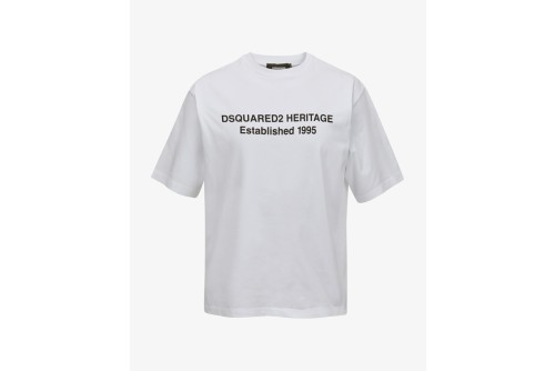 Dsquared2 Loose Fit Heritage T-Shirt Ανδρικό (S74GD1456 D20020 100)