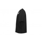 Dsquared2 Loose Fit Logo Ανδρικό Κοντομάνικο T-Shirt Μαύρο
