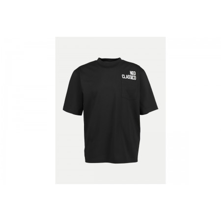 Dsquared2 Loose Fit Logo Ανδρικό Κοντομάνικο T-Shirt Μαύρο