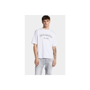 Dsquared2 Loose Fit Faded Milano T-Shirt Ανδρικό (S74GD1476 D20020 961)