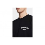 Dsquared2 Regular Fit Milano T-Shirt Ανδρικό (S74GD1477 D20020 962X)