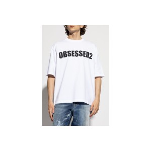 Dsquared2 Obsessed2 Loose Fit T-Shirt Ανδρικό (S74GD1478 D20033 100)