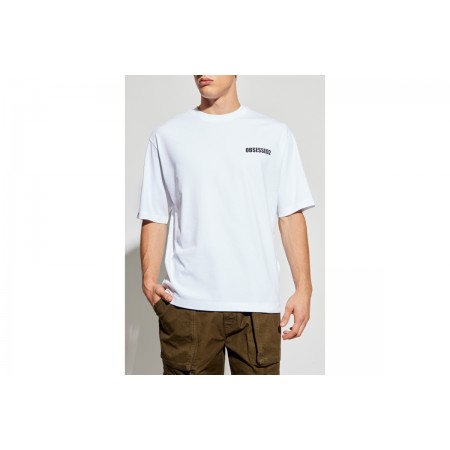 Dsquared2 Obsessed2 Ανδρικό Κοντομάνικο T-Shirt Λευκό