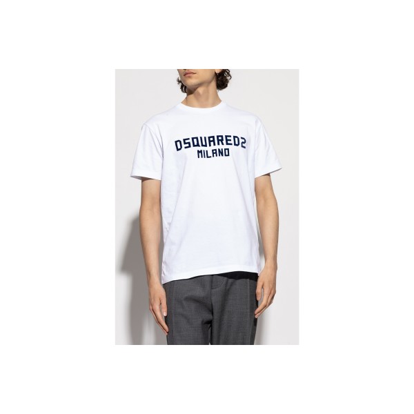 Dsquared2 Milano Cool Fit T-Shirt Ανδρικό (S74GD1520 D20106 100)