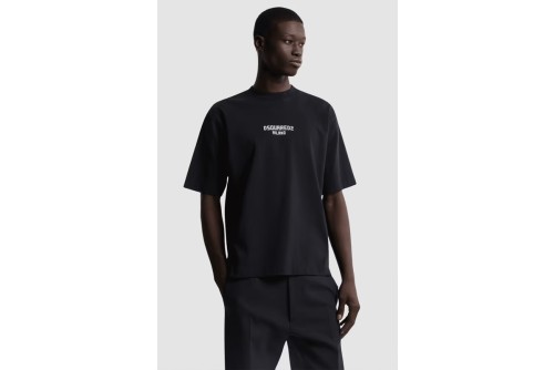 Dsquared2 Milano Loose Fit T-Shirt Ανδρικό (S74GD1521 D20106 900)