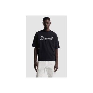 Dsquared2 Embroidered Loose Fit T-Shirt Ανδρικό (S74GD1524 D20106 900)