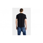 Dsquared2 D2 Upside Down Cool Fit Ανδρικό Κοντομάνικο T-Shirt Μαύρο, Κόκκινο