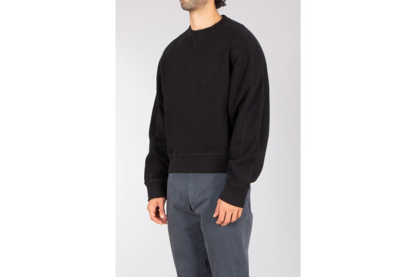 Dsquared2 Field Fit Ανδρική Μακρυμάνικη Μπλούζα Μαύρη
