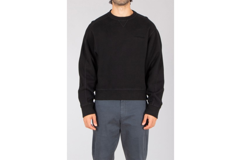 Dsquared2 Field Fit Ανδρική Μακρυμάνικη Μπλούζα Μαύρη