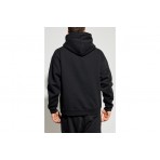 Dsquared2 Relax Fit Ανδρική Μακρυμάνικη Μπλούζα με Κουκούλα Μαύρη